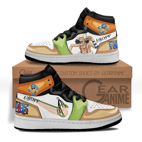 Usopp Kids Sneakers Custom OP Anime Schoenen voor kinderen